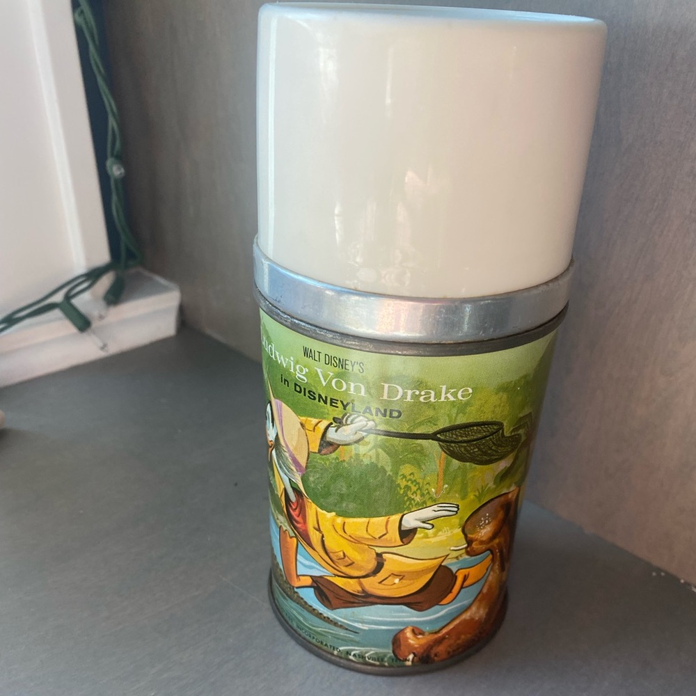 Vintage Disney Ludwig Von Drake Thermos 1961 Aladdin